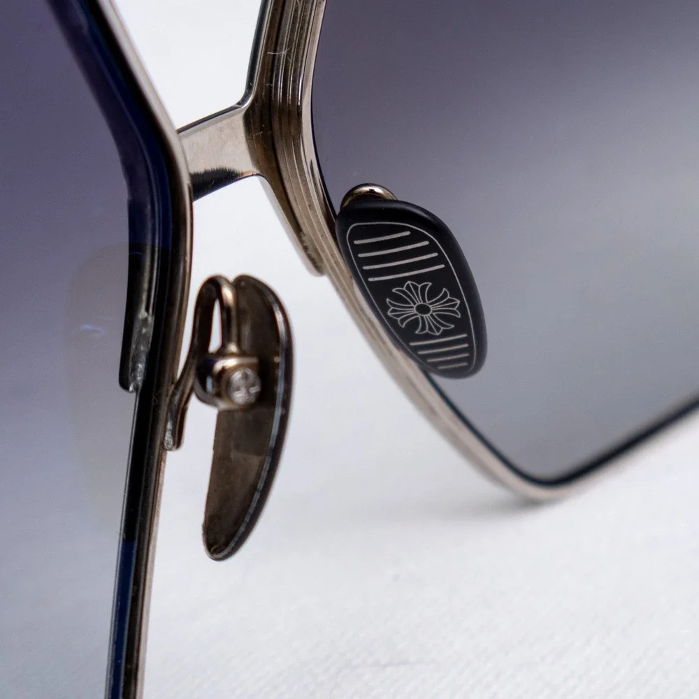 Chrome Hearts STEPHDOGG Sunglasses –‎ Rare Geometric Shield Frame – Restored